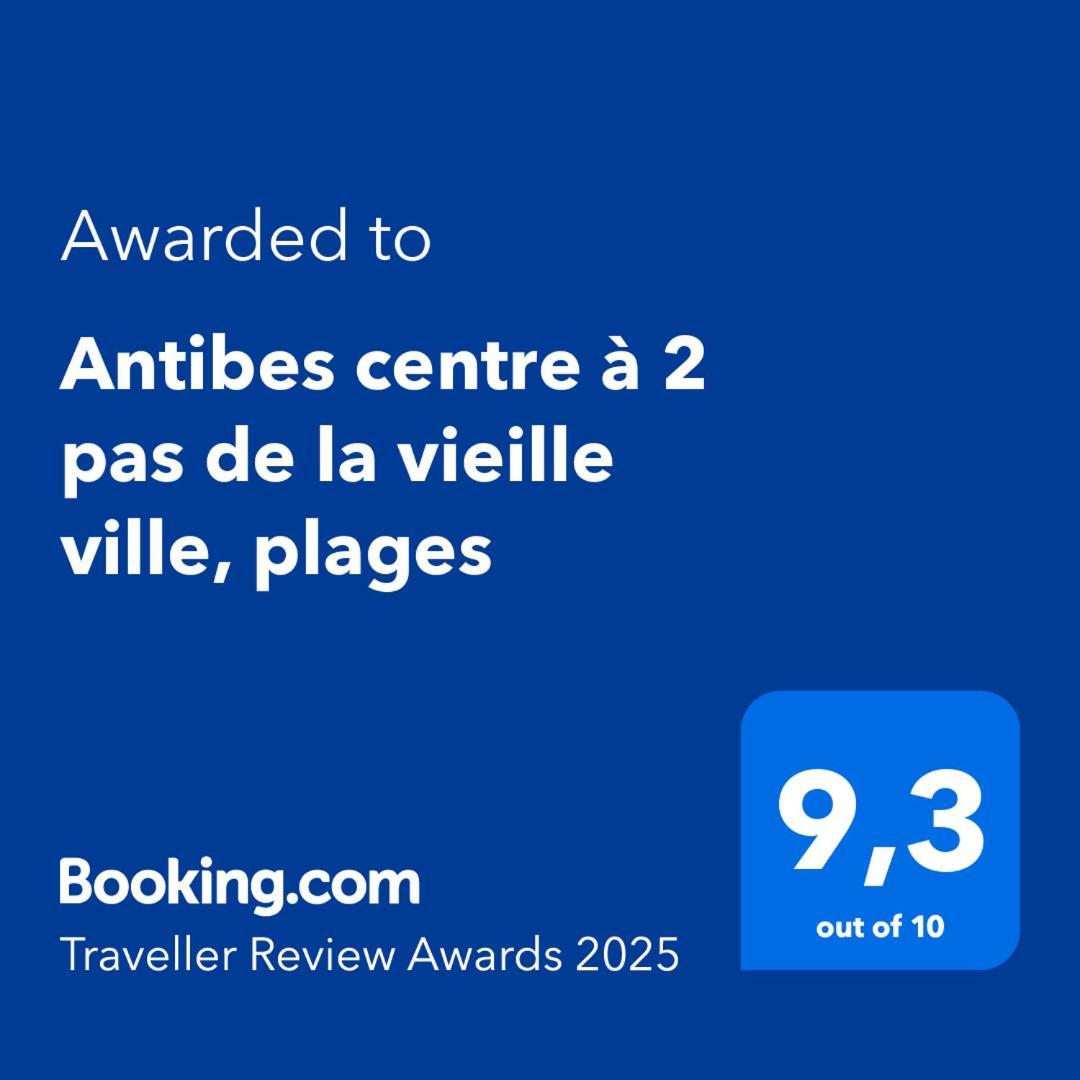 Antibes Centre A 2 Pas De La Vieille Ville, Plages Bagian luar foto